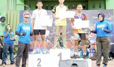 Gelar HUT ke-78 TNI Oleh Kodim 0321 Rohil, Afrizal Sintong Lepas Ratusan Peserta Fun Run 5K
