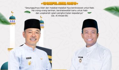 Iklan Memperingati Maulid Nabi Kabupaten Rokan Hilir
