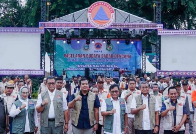 Acara  (FPRB )forum Pengurangan Resiko Bencana kota Medan dikukuhkan sekretaris utama BNBP