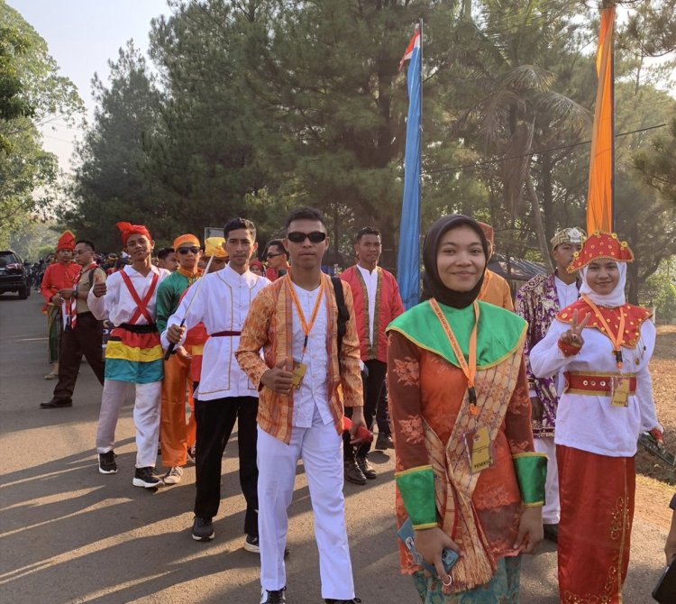 Siswa SMK Negeri 1 Sanana Menjadi Perwakilan Dari Kodim 1510 Sula Ikuti Kegiatan Perkemahan Bakti Saka Wira Kartika 2023