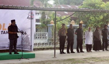 Bawaslu Riau Laksanakan Apel Patroli Pengawasan Masa Tenang Pemilu tahun 2024