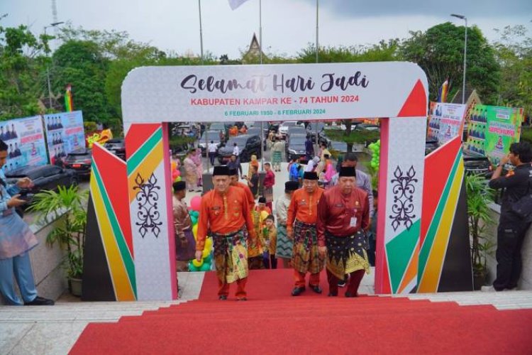 Rayakan HUT 74, Pemkab Ingin Kampar Maju Menuju Indonesia Emas 2045