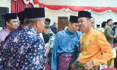 Hadiri Acara Temu Ramah, Bupati Rohil Ucapkan Selamat Atas di Lantiknya SF Hariyanto Jadi PJ Gubri