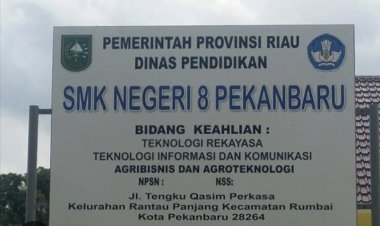 SMKN 8 Pekanbaru Diduga Ada Pungli Libatkan Pihak Disdik Provinsi