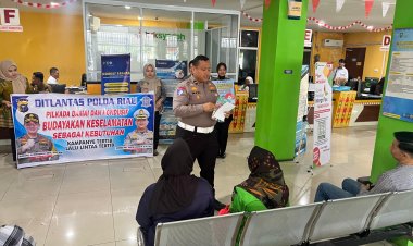 Kegiatan Cooling System Ditlantas Polda Riau Edukasi Wajib Pajak Guna Tertib Lalu Lintas