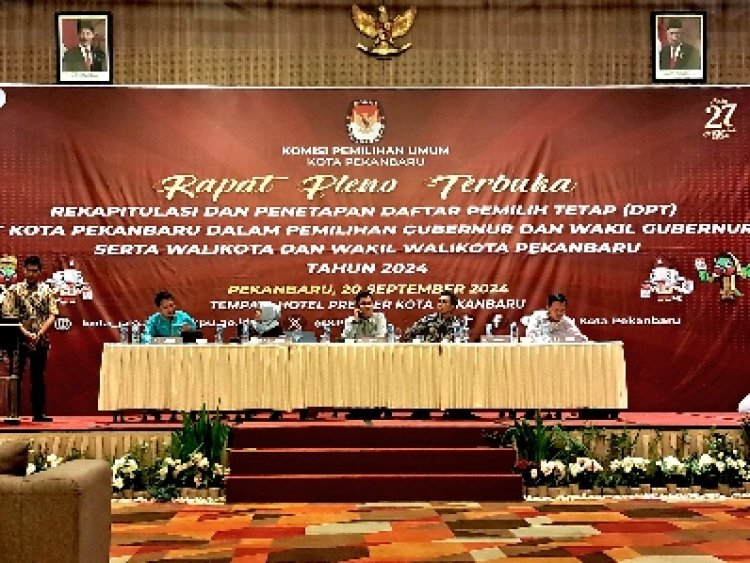 DPT Pemilihan Serentak 2024 Pekanbaru 791.034