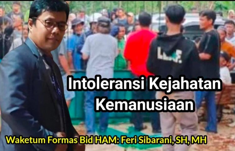 Waketum FORMAS Bidang HAM, Feri Sibarani,  Surati Kapolri, Adili Pelanggaran HAM di Sukabumi