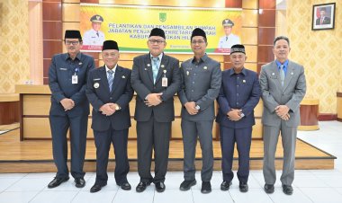 Bupati Rohil Resmi Lantik Drs Ferry H parya jadi Pj Sekda Rohil yang Baru