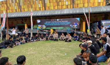 Green Policing di Stadion: Brimob Riau dan Suporter PSPS Makan Bareng Jelang Laga