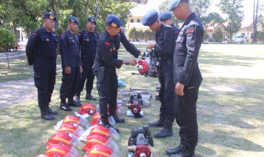 Perkuat Tanggap Bencana, Brimob Polda Riau Gelar Latihan Operasi Aman Nusa II