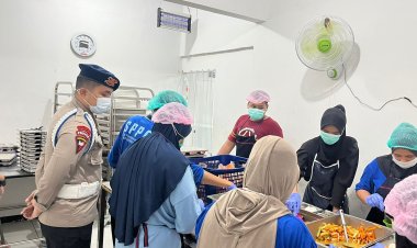 Pastikan Tepat Sasaran, Brimob Polda Riau Awasi Ketat Program Makan Bergizi Gratis