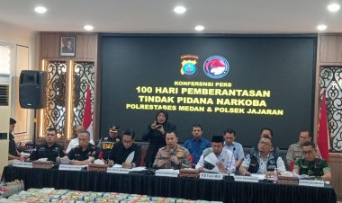 100 Hari Gempur Narkoba, Polrestabes Medan Ungkap 526 Kasus dan Ringkus 718 Tersangka