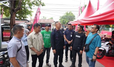 Ringankan Beban Driver, Brimob Riau Resmikan Bengkel Gratis Khusus Ojol